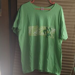 Crazy Shirts Key Lime Died Kauai Women's Turtle Surf Stripe T-shirt